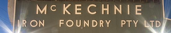McKechnie Cast Iron and Steel Jobbing Foundry